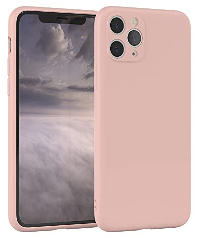 EAZY CASE - Silikonhülle für iPhone 11 Pro Hülle Silikon Case Altrosa weich stoßfeste Handyhülle iPhone 11 Pro Schutzhülle mit Kameraschutz Dünn Premium Schutz Cover TPU Phone Bumper in Pastell Rosa