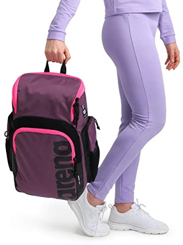 arena Spiky III 35 Sportrucksack, Pool-, Turnhallen-, Meer- und Freizeittasche, Schwimmbadtasche aus Wasserabweisendem Stoff mit Gepolsterten Schultergurten, Schulrucksack, 35 Liter