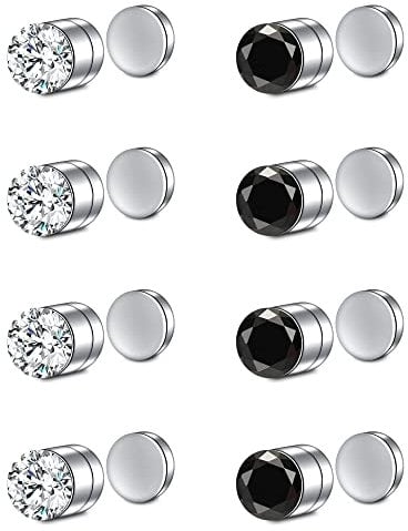 D.Bella Magnetischer Nasenring - Fake Nasenstecker und Ohrringe für Frauen - Künstliches Nasenpiercing