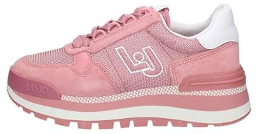 Liu Jo Scarpe Donna, Modello Sneakers Basse Amazing 16 BA3119PX027, Realizzate in Pelle. 37 Rosa