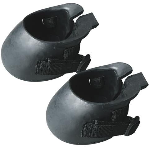 LZLUCKCOME rutschfeste Gummi-Hufeisen-Stiefel, Pferde Hufschuh Behandlungsschuh, Pferdehufschuh Pferdeschuh mit Klettverschluss, zur Reparatur von Pferdehufen, Reparaturkorrektur (2, L)