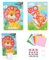AUAUY Mosaik-Set für Kinder, Dinosaurier + Löwe Sticky Mosaics Travel Pack, DIY Diamanten Mosaike, Glitter Moosgummi Mosaik-Bild, Kinder Bastelset Geschenke für Mädchen Jungen Basteln ab 4 Jahre