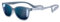SUAVINEX, Gafas de Sol para Niños de 3 a 8 Años, Polarizadas, con Filtro UV 400, 100% Protección Rayos UVA y UVB, con Funda y Cinta de Sujeción Incluidas, Muy Flexibles y Ligeras, Azul Trama