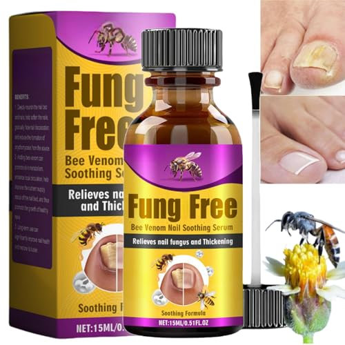 Bee Venom Nail Treatment Serum,Nail Growth and Repair Serum,Nail Hardener,Nail Strengthener and Growth Polish,Nail Growth and Strengthener,Nail Oil Treatment for Damaged Nails,Nail Growth Serum