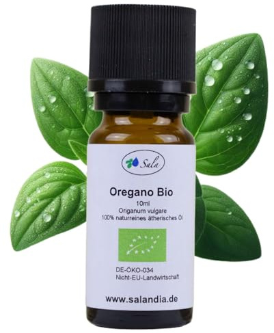 Sala Oreganoöl Aroma ätherisches Organo Öl BIO - zum Verzehr - 100% naturrein 10 ml