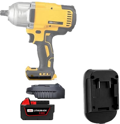 Battery Adapter for Milwaukee M18 18v Lithium Battery Convert to for Dewalt 18v 20v Lithium Batteries, Converter for Dewalt 18v-20v Cordless Power Tools