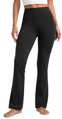 CRZ YOGA Butterluxe Schlaghose 74/78/81/85cm | Extrem Weich, Leichte Kompression, Yoga, Lässig, Versteckte Hintere Bundtasche, Hohe Taille, für Damen