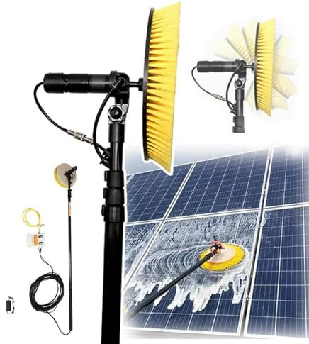 ZYT-DHRUCB Reinigung von Solarmodulen im Außenbereich, Einkopf-Reinigungsmaschine für Photovoltaikanlagen, Reinigungswerkzeug für Dächer verteilter Photovoltaikkraftwerke, Teleskopstange 3,5 m