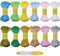 FOGAWA 12 Rouleaux Fil Nylon pour Bracelet et Bijoux 2.5mm * 10m Cordon Satin à Queue de Rat Cordon en Soie à Bordure en Nylon Fil pour Bracelet d'amié Collier Fabrication de Bijoux