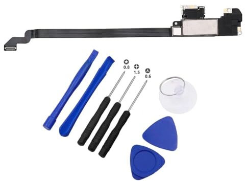 Zyh The ocean Earphone Speaker Assembly for iPhone XR Ear Speaker Ear Piece Light Proximity Sensor Flex Cable Replacement Repair,Incl Tool Kit