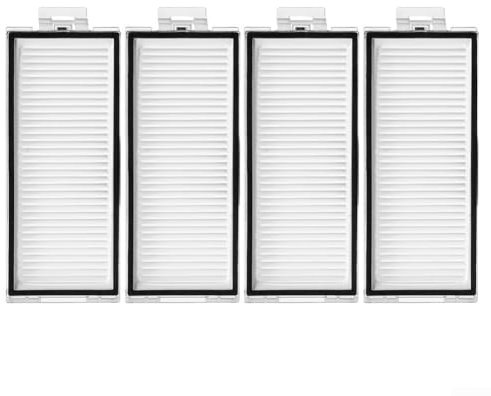 Kit di 4 filtri per aspirapolvere, ricambio per aspirapolvere Roborock Q8 MAX, MAX Plus, filtro HEPA lavabile e riutilizzabile