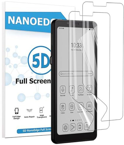 carinacoco Paquete de 2 protectores de pantalla para tablet BOOX Palma 2 de 6.1 pulgadas, ultrafino, suave, dureza, HD, transparente, premium, inastillable, antiarañazos, sin burbujas, sensible al