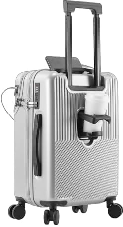 XDNHD 20/26 Zoll rot, leichtes, erweiterbares Hartschalenkoffer, Glatte Rollräder, wasserdichtes Gepäck für Reisen, Geschäftsreise