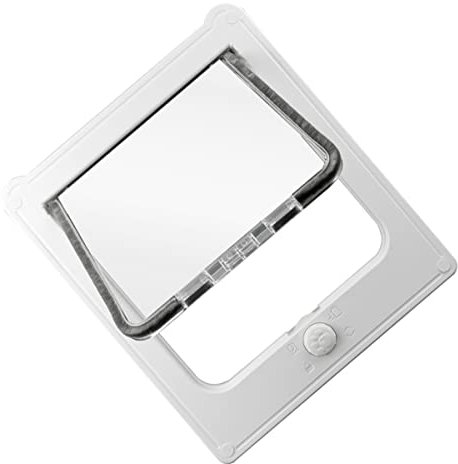 Milisten Wear Resistant Transparent Cat Door for Pets Flap Easy Install Dog Accessory for Home Use Durable and Lightweight Design