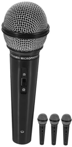 GETAJGHSD Microfono per Bambini Set 4 Microfoni in Microfoni Interattivi per Feste e Karaoke Accessori Divertenti per Compleanni e Eventi