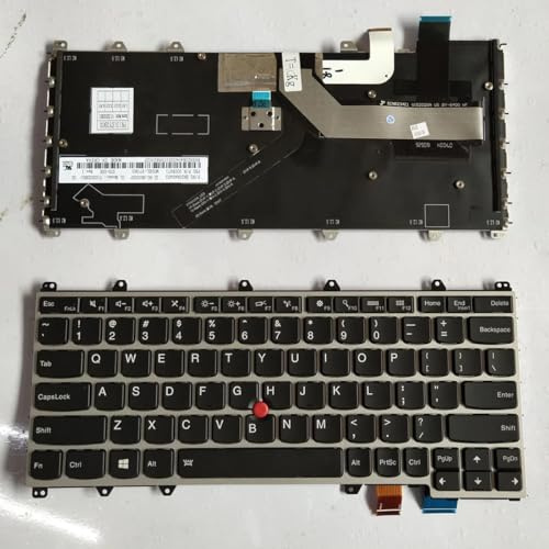 LFGOZSD US-Tastatur mit Hintergrundbeleuchtung für ThinkPad Yoga 260 20GT 00PA124 00PA206 für 370 01EN386 01AV675 X380 01HW575 01HW615