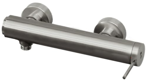 Essebagno Luisa mitigeur douche mécanique façon inox brossé