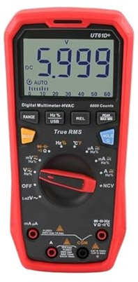 UT61B UT61D UT61E Plus Multimeter Analog Digital Electrical Tester 22000 Counts Ammeter Voltmeter Professional Multi Meter(UT61D Plus)