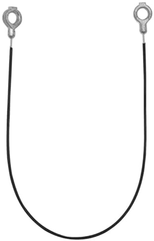 FUBESK Zugschnur für 24 28 30 Gebläse Zugschnur Schneefräse, 4596cm Kabel, 4099cm Rohr, Silberschwarz