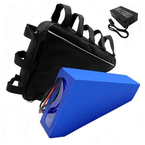 60V 31AH Triangle Lithium Battery for Electric Bike, Compatible with 3000W Motor, Includes 6A Charger