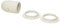 Kopp Isolierstoff-Fassung E27 mit 2x Schirmträgerring, creme-weiß, 214301045