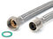 H2O-Flex® Aquastop Verlängerungsschlauch 1,5m für die Waschmaschine oder Spülmaschine knickfester DN13 Panzerschlauch mit 3/4 Anschlüssen (ÜM x AG), mit Trinkwasserzulassung und Edelstahlgeflecht