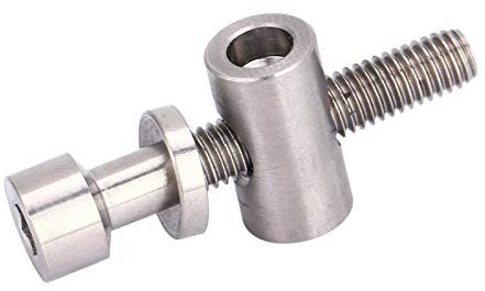 Tija de sillín de Bicicleta Tornillo M5x30 / 35 / 40mm Aleación de Titanio Tija de sillín de Bicicleta Tornillo Fijo Tornillo de Cabeza Redonda(M5x30-Titanium)