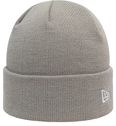 New Era Herren Ne Pop Short Cuff Knit Gra Mütze, grau, Einheitsgröße