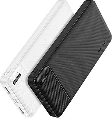 AsperX 2-Pack Power Bank Portable Charger Fast Charging 10000mAh, PowerBank USB C Input and Output, Battery Pack Compatible with iPhone, Samsung, Huawei, iPad, Tablets and More
