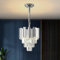 AHXIAOZN Modern Kronleuchter Kristall Leuchte,Kristall Deckenleuchte Gold,1xE14 Lichter für Esszimmer, Küche, Wohnzimmer, Schlafzimmer, Flur, Café,Bar