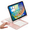 PboyiqiS Keyboard Case for iPad 10.2 9th/8th/7th Gen, Case for iPad9/iPad8/iPad7 with Backlits Touchpad Keyboard-360° Rotatable Smart Cover with Pencil Holder (Rose Gold)