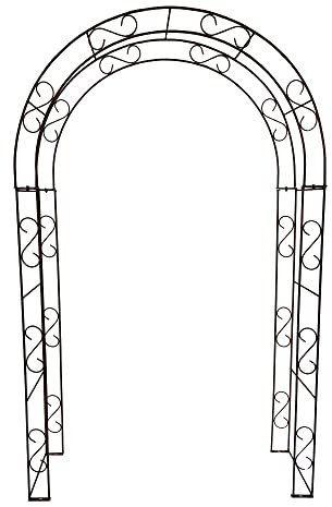 Weidenprofi Rosenbogen aus Vollmaterial, 140 x 230 cm