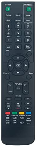 VINABTY RCC004 Replacement Remote Control fit for CELLO Neon DVD TV C32100DVB C32224DVB C3298DVB C16100F C32100F C32224F C3275F C3298F C3770F C4270F CH2469F