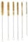 Ocnvlia 6 Pcs Brass Tube Cleaning Brush Wire Brush Set Cleaning Polishing Tool Brass Wire Brush Set For Pipe Tube Cylinder Bores Cleaning Hand Tool