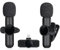 DRERIO 2 Pcs Wireless Lavalier Microphones for Android type-c,mini microphone 20-30 meter Connection distance,asmr microphone Plug-Play, for TikTok, YouTube, Vlog Recording (type-c with 2 Mic)