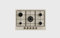 Tecnogas Piano Cottura PD75GVF5TGAB Incasso 75 X50 cm, Smaltato Avena con finiture Ottone anticato, Comandi Frontali, 5 Fuochi Dispositivi di sicurezza, Accensoone sotto manopola, Griglie in Ghisa