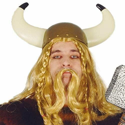EA ARENA Viking Helmet Fancy Dress Accessory - Viking Fancy Dress Helm - Viking Party, Pub Party Accessory