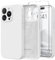 SuydanBox Magnetic for iPhone 15 Pro Case, Compatible with MagSafe, [Full Camera Protection][Screen Protector] Silicone Shockproof Protective Phone Case for iPhone 15 Pro 6.1, White