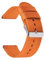 ROWCES 18mm 20mm 22mm 24mm Schnellverschluss Uhrenarmband Canvas Nylon Uhrenarmband Uhrenzubehör, Orange, 24mm