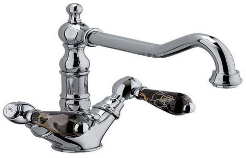 33864NP00 Batteria bidet a 3 fori bocca e scarico 1p1/4 Lybra FRATELLI FRATTINI