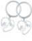 2 Pièces Porte Clef Amoureux Couple, Porte Clé Coeur Avec Design Créatif, Porte Clef Drole Cadeau Significatif pour les Couples, Familles et Meilleurs Amis etc.
