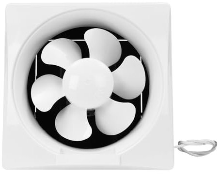 Queeucaer Badezimmerventilator,Badlüfter Wandventilator Küche Wohnraumlüfter,Standard WC,Abluftventilator Leise,Jalousieklappe,für Bad sowie geeignet Lüfter, 36W