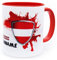 Österreich Tasse mit Namen personalisiert Austria Wappen österreichische Flagge Fahnen Fanartikel Produkte 2025 Spruch Getränke Becher Geschenk Mann Frau Geburtstag Fussball Produkte Keramik 330 ml