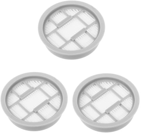HOMSFOU 3St Staubsaugerfilter ersatzfilter filter für Filter Staubsaugerzubehör Reinigungsversorgung eine Armatur Filterkern Filterwechsel Abs Weiß