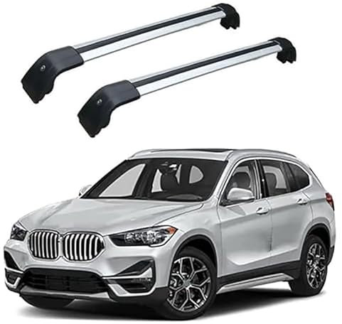 HHYHUJYG Dachträger, Für BMW X1 F48 2016-2020,RelingträGer,offene Dachrelings mit,Dachträger Querstange,Lastenträger,Fracht Dachträger,C