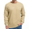 VEIISAR Men's Heavy Weight Crew Neck Long Sleeve T Shirt - Mens 100 Cotton Thick Pre Shrunk Shirts (T2L Khaki XXL)