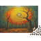 lihuogongsio Baum 1000 Stück Puzzles Für Erwachsene Verwelkte Welt Lernspiel Herausforderung Lernspiel Spielzeug Geschenk Stress Abbauen Lernspiel Spielzeug Geschenk Farbig 1000pcs (75x50cm)