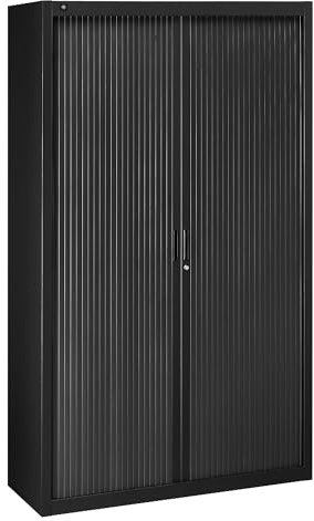 Générique Armoires à Rideaux démontables H 200 x L 120 cm Noir (Noir)
