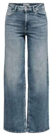 ONLY Female Jeans mit weitem Bein ONLMADISON Hohe Taille Weiter Beinschnitt Jeans