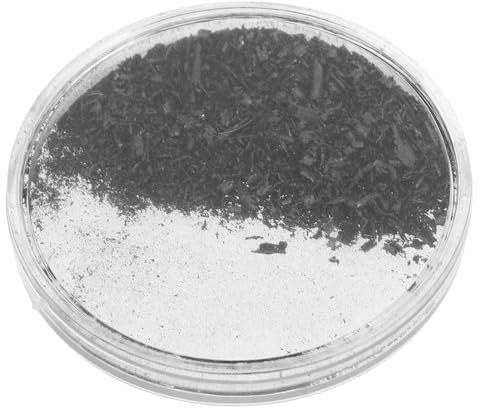 ifundom Magnetischer Demonstrator Spielzeug Magnetischer Sand für Wissenschaft Kits mit Werkzeugen Wissenschaft Kits für Klassenzimmer Magnetwissenschaft Kit Eisenfeilen Kunststoff Schwarz